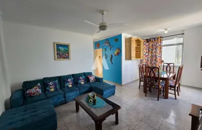 Apartamento - aparecida, santos/sp - 2 dormitórios, 2 banheiros de frente para o mar