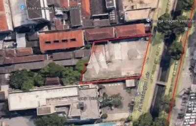 Terreno comercial para alugar no Encruzilhada, Santos 