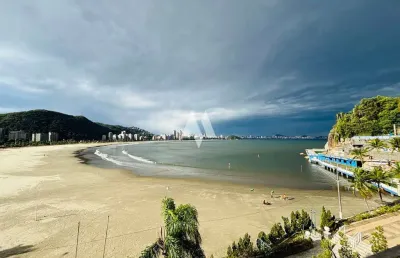 Apartamento à venda de 4 dormitórios com vista mar - itararé / são vicente
