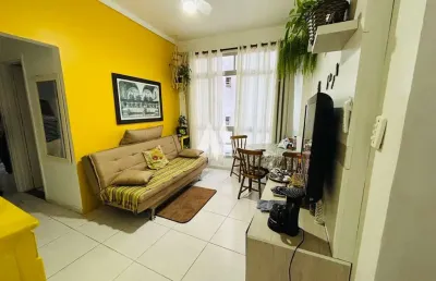 Apartamento à venda de 1 dormitório - josé menino / santos