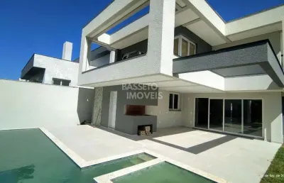 Casa em condomínio fechado com 4 quartos à venda na rua três marias, 285, ingleses do rio vermelho, florianópolis por r$ 4.520.000