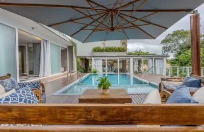 Casa em condomínio fechado com 5 quartos à venda na rua gilson da costa xavier, 3000, sambaqui, florianópolis por r$ 5.500.000