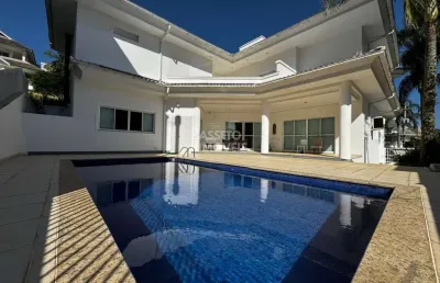 Casa em condomínio fechado com 5 quartos à venda na rodovia haroldo soares glavan, 1000, cacupé, florianópolis por r$ 3.700.000