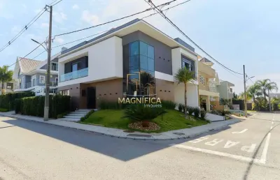 Casa em condomínio fechado com 4 quartos à venda na rua brazílio de araújo, 341, cidade industrial, curitiba, 494 m2 por r$ 4.500.000