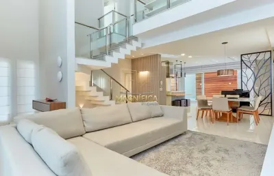 Casa em condomínio fechado com 3 quartos à venda na rua augusto zibarth, 1245, uberaba, curitiba, 255 m2 por r$ 2.690.000