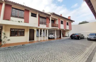 Casa em condomínio fechado com 4 quartos à venda na rua joaquim caetano da silva, 388, santa quitéria, curitiba, 200 m2 por r$ 780.000