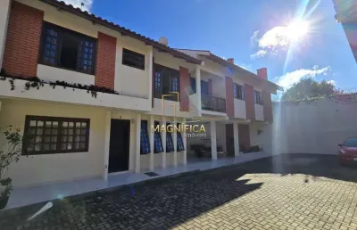 Casa em condomínio fechado com 4 quartos à venda na rua joaquim caetano da silva, 388, santa quitéria, curitiba, 200 m2 por r$ 780.000