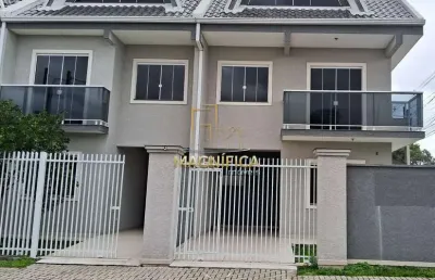 Casa com 3 quartos à venda na rua mário gasparin, sítio cercado, curitiba, 130 m2 por r$ 650.000
