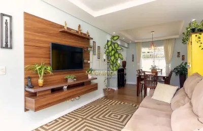 Casa com 3 quartos à venda na rua engenheiro luiz augusto leão fonseca, 90, santa cândida, curitiba, 114 m2 por r$ 649.900
