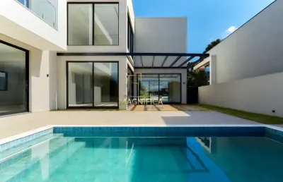Casa em condomínio fechado com 4 quartos à venda na rua inácio wichnewski, 920, orleans, curitiba, 560 m2 por r$ 4.950.000