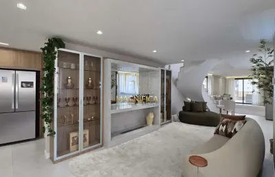 Apartamento com 3 quartos à venda na travessa percy withers, 71, água verde, curitiba, 244 m2 por r$ 5.650.000