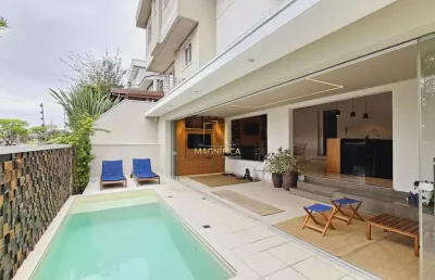 Casa em condomínio fechado com 3 quartos à venda na rua rezala simão, 100, santa quitéria, curitiba, 352 m2 por r$ 2.980.000