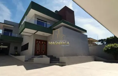 Casa com 4 quartos à venda na rua sócrates, 100, aristocrata, são josé dos pinhais, 520 m2 por r$ 2.590.000