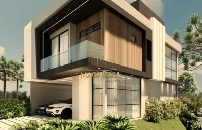 Casa em condomínio fechado com 3 quartos à venda na rua professor alberto krause, 1150, tanguá, almirante tamandaré, 293 m2 por r$ 2.344.000