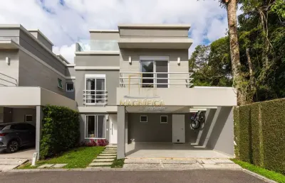 Casa em condomínio fechado com 3 quartos à venda na rua ângelo bom, 41, campo comprido, curitiba, 204 m2 por r$ 2.200.000