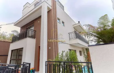 Casa em condomínio fechado com 3 quartos à venda na rua benvenuto gusso, 33, boa vista, curitiba, 302 m2 por r$ 2.199.000