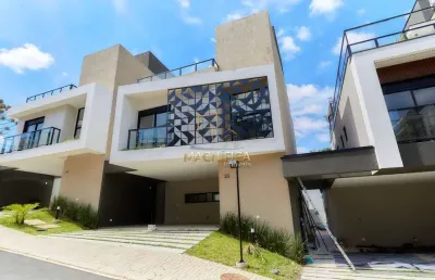 Casa em condomínio fechado com 3 quartos à venda na rua ernesto durigan, 700, cascatinha, curitiba, 197 m2 por r$ 1.950.000