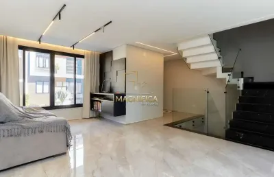 Casa em condomínio fechado com 2 quartos à venda na rua mário gomes cézar, 900, pinheirinho, curitiba, 214 m2 por r$ 1.350.000