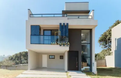 Casa em condomínio fechado com 3 quartos à venda na rua domingos antônio moro, 566, pilarzinho, curitiba por r$ 1.310.000