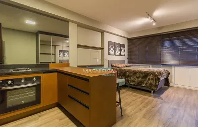 Kitnet / stúdio à venda na avenida visconde de guarapuava, 3806, centro, curitiba, 30 m2 por r$ 485.000