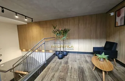 Sala comercial para alugar na rua capitão leônidas marques, 2663, uberaba, curitiba, 90 m2 por r$ 5.000