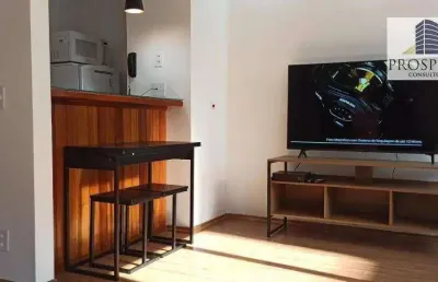 Flat com 1 dormitório para alugar, 45 m² por r$ 4.500,00/mês - indianópolis - são paulo/sp