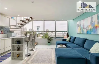 Loft com 1 dormitório à venda, 45 m² por r$ 625.000 - santana
