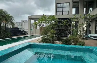 Casa com 4 dormitórios à venda, 500 m² por r$ 6.500.000,00 - aruã brisas - mogi das cruzes/sp