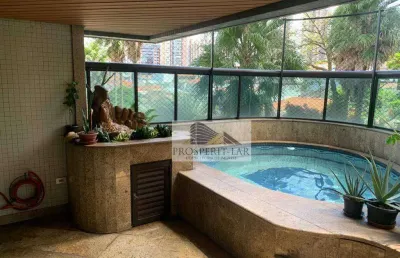 Apartamento com 6 dormitórios à venda, 378 m² por r$ 3.500.000,00 - jardim anália franco - são paulo/sp