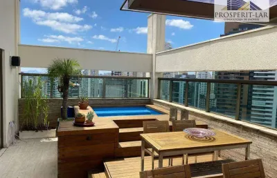 Cobertura com 3 dormitórios à venda, 240 m² por r$ 4.250.000,00 - brooklin paulista - são paulo/sp