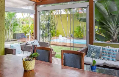 Casa com 4 dormitórios à venda, 300 m² - novo campeche - florianópolis/sc