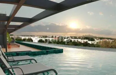 Tahiti - apartamento loft a 1 quadra da praia - novo campeche - florianópolis/sc
