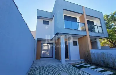 Casa nova / 3 suítes no campeche, a 80m da praia, totalmente mobiliada
