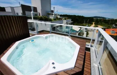 Residencial saint exupéry - cobertura mobiliada com 2 dormitórios à venda, 179 m² - campeche - florianópolis/sc