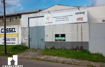 Barracão / galpão / depósito com 3 salas para alugar em são pedro, são josé dos pinhais , 400 m2 por r$ 8.500