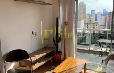 Flat para locação na vila nova conceição, totalmente mobiliado com serviços. excelente localização, próximo da faculdade anhembi morumbi!