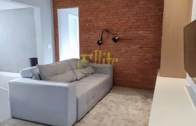 Apartamento de 02 dormitórios mobiliado para locação na região do brooklin em são paulo, próxima a estação morumbi!