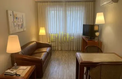 Flat para alugar no itaim, totalmente mobiliado com serviços, próximo à avenida 09 de julho!