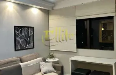 Flat para locação e venda em moema, totalmente mobiliado com serviços! próximo das estações eucaliptos e moema linha lilas!