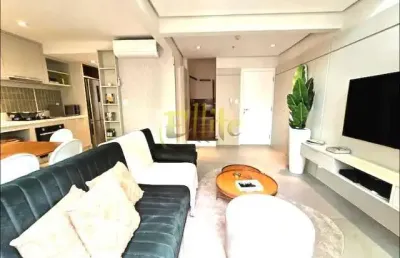 Flat para locação e venda em moema, totalmente mobiliado à 500 mts do shopping ibirapuera!