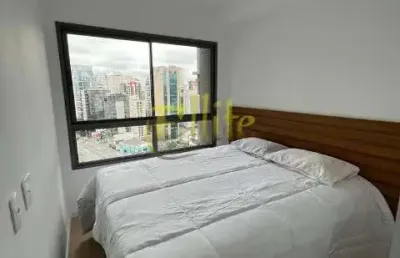 Flat de 01 dormitório (suíte) para locação na região vila nova conceição, são paulo!