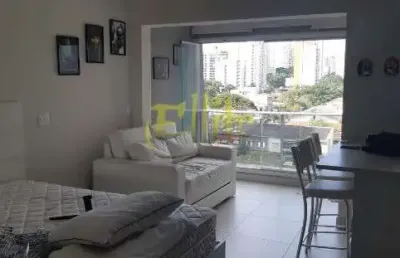 Apartamento mobiliado para locação no brooklin, à poucos metros da estação campo belo!