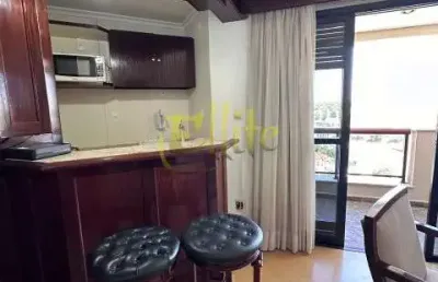 Flat para locação em higienopolis, totalmente mobiliado com serviços, 50 mts da faculdade faap!