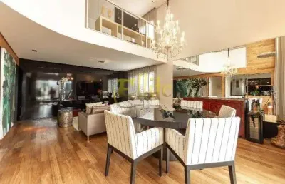 Apartamento duplex para locação e venda na vila nova conceição, totalmente mobiliado!