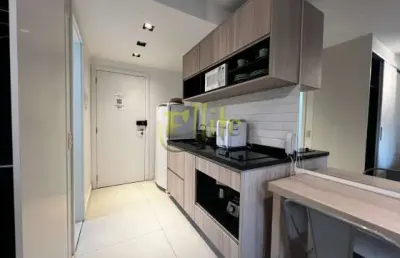 Studio mobiliado e decorado, na região de moema em são paulo próximo à estação de metrô eucaliptos!