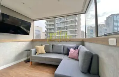 Apartamento mobiliado com 01 dormitório para locação no bairro vila nova conceição, são paulo