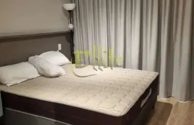 Apartamento mobiliado com 01 dormitório na região do brooklin, são paulo!