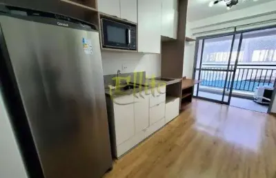 Apartamento semi mobiliado (apenas armários e eletrodomésticos) de 01 dormitório para locação no bairro moema, são paulo!