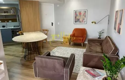 Flat para locação na vila nova conceição, totalmente mobiliado com serviços, próximo da av santo amaro!