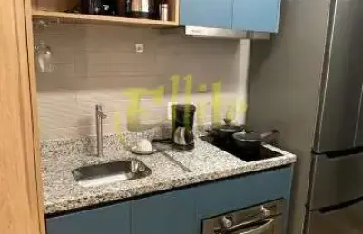 Apartamento para locação no brooklin, são paulo-sp:  29m² de área a 100mts do metrô